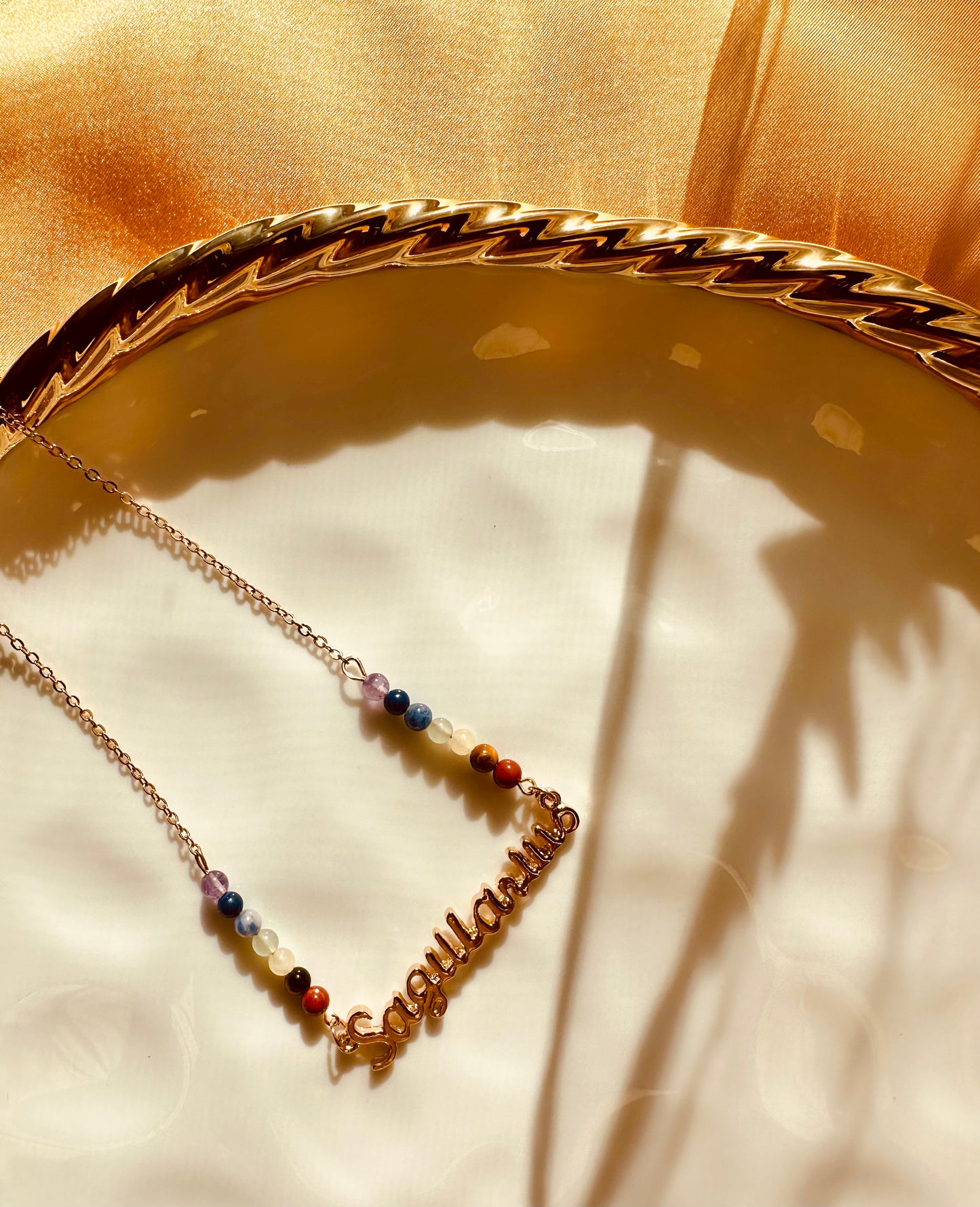 Rainbow Chakra Zodiac Necklaces